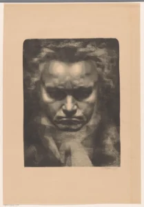 Portret van Ludwig van Beethoven